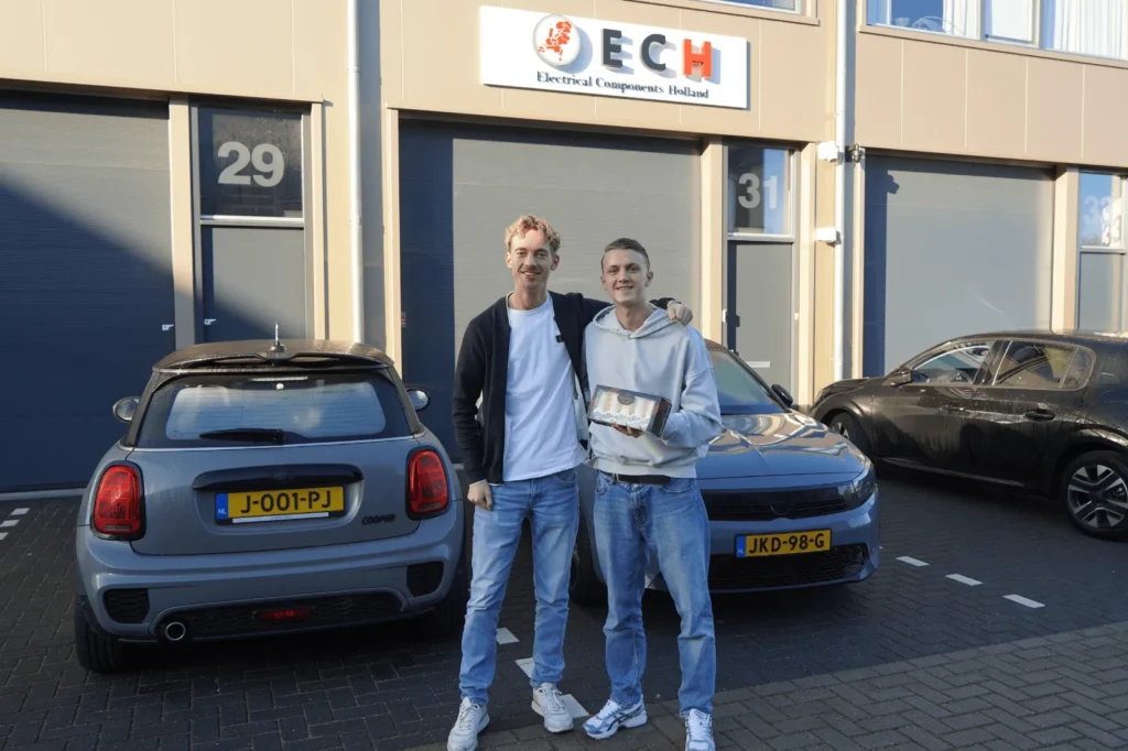 Website van Electrical Components Holland, gemaakt door EndeOnline