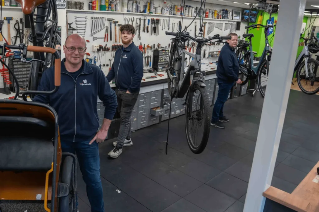 Website van Het Rijwielhuis, gemaakt door EndeOnline